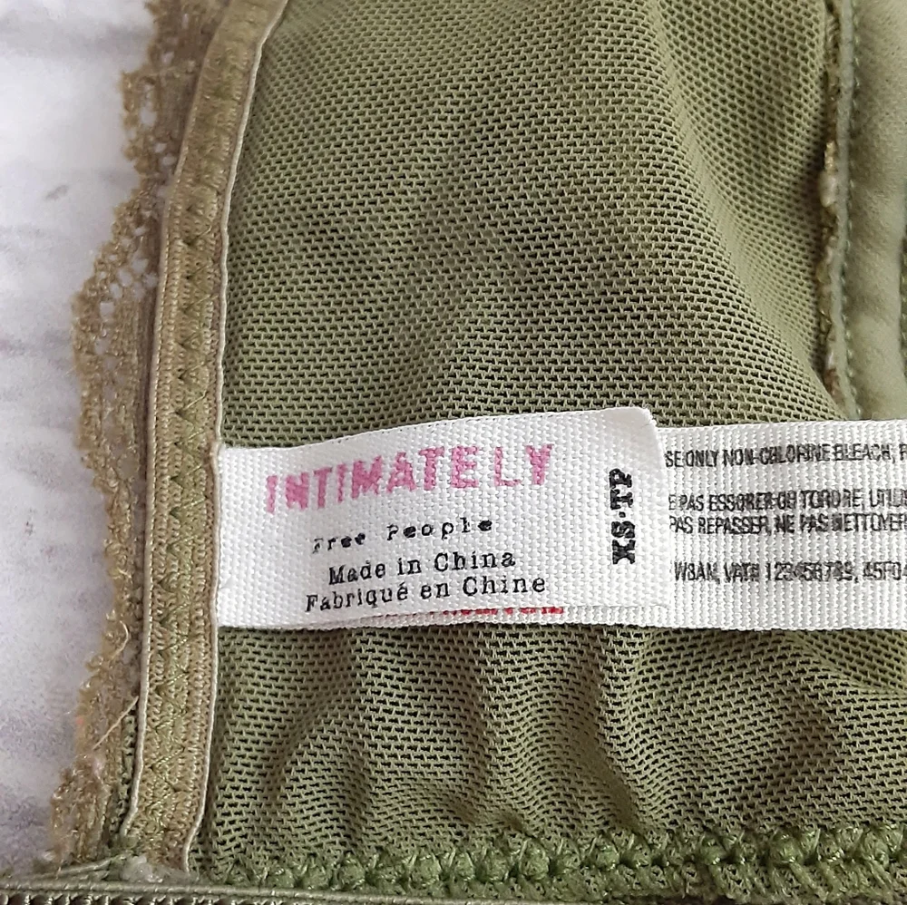 Free people intimately green lace bralette - Picture 9 of 11